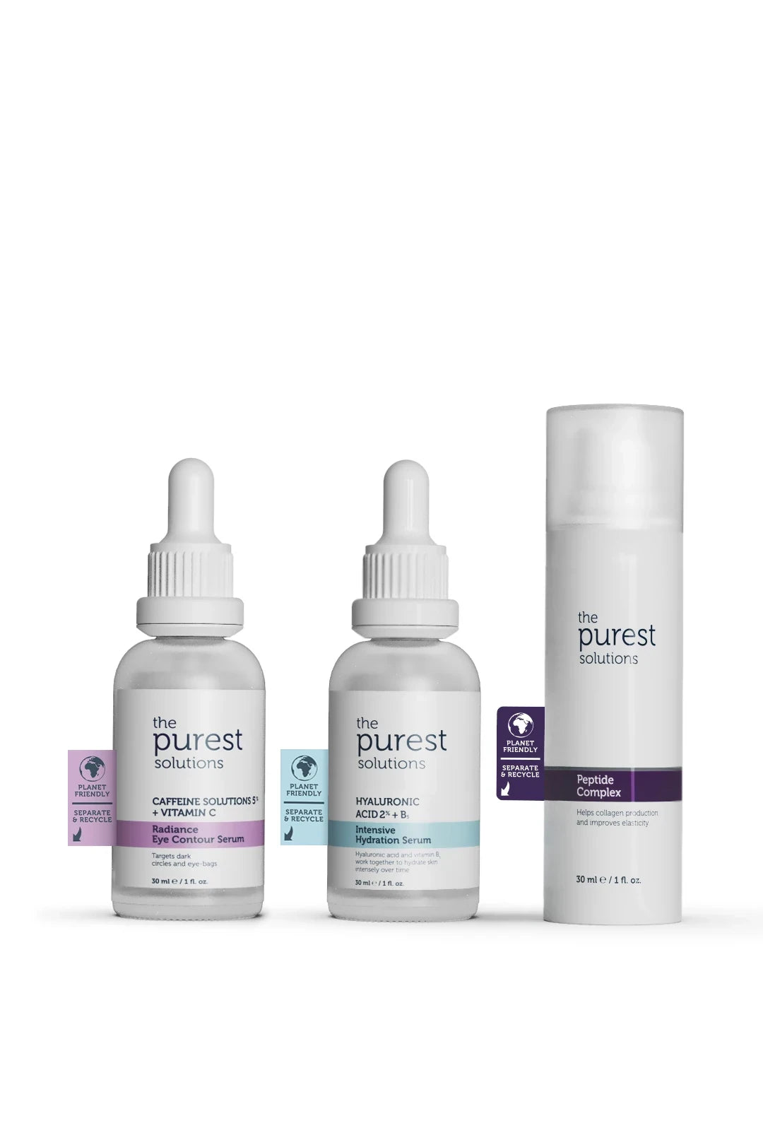 Eye Contour (Dark Circles and Bags) Care Set with Intensive Moisture Support & Anti-Aging Effect