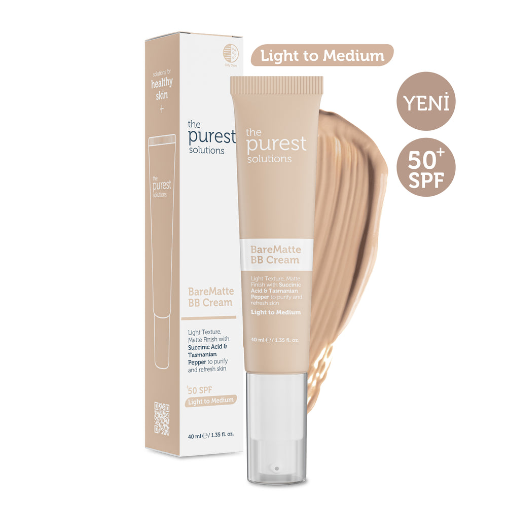 Yağlı ve Karma Ciltler İçin Matlaştırıcı BB Krem, SPF 50+,40 ml – Açık/Orta Ton Yağlı ve Karma Ciltler İçin Matlaştırıcı BB Krem, SPF 50+,40 ml – Açık/Orta Ton
