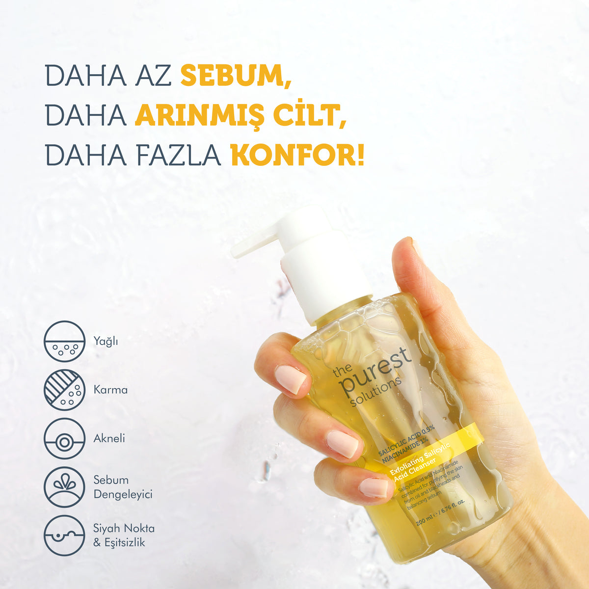 Sivilceli Ciltler İçin Cilt Bakım Seti, Premium Bag Hediyeli