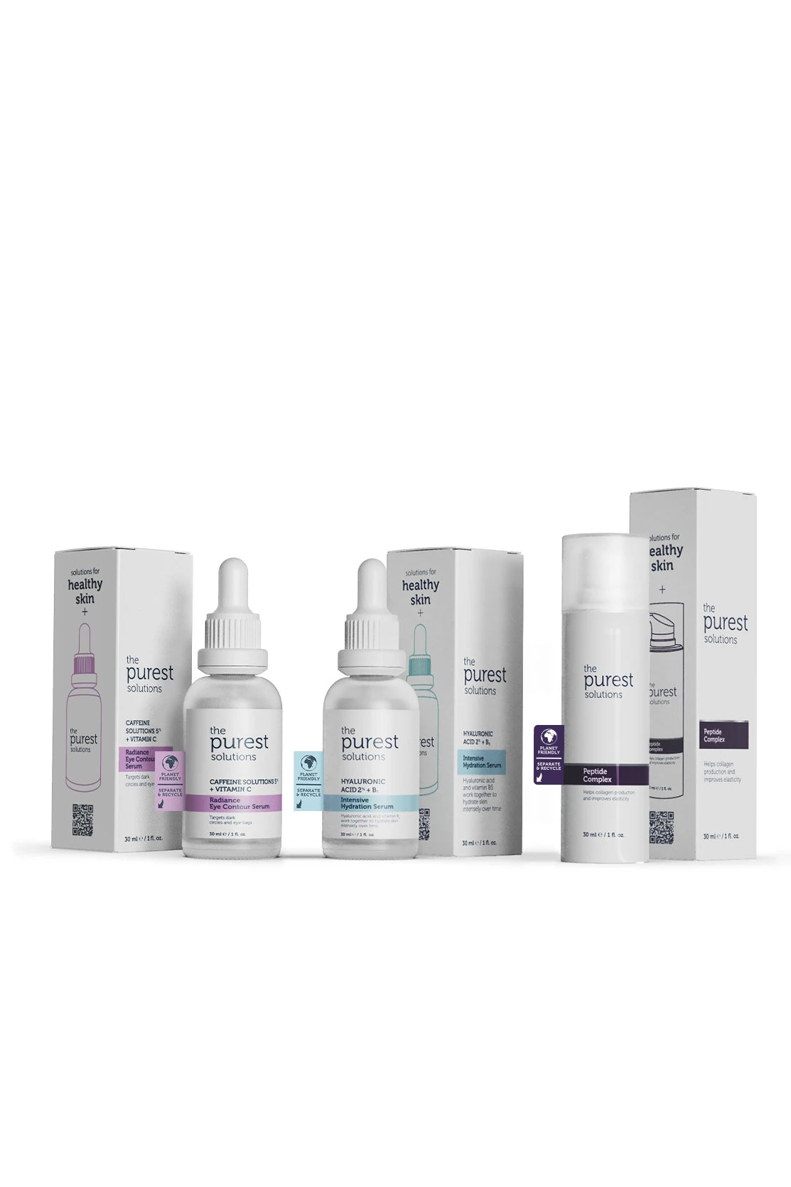 Eye Contour (Dark Circles and Bags) Care Set with Intensive Moisture Support & Anti-Aging Effect
