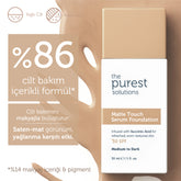 Sebum Dengeleyici & Matlaştırıcı Serum Fondöten  SPF 50+,30 ml – Orta/Koyu Ton