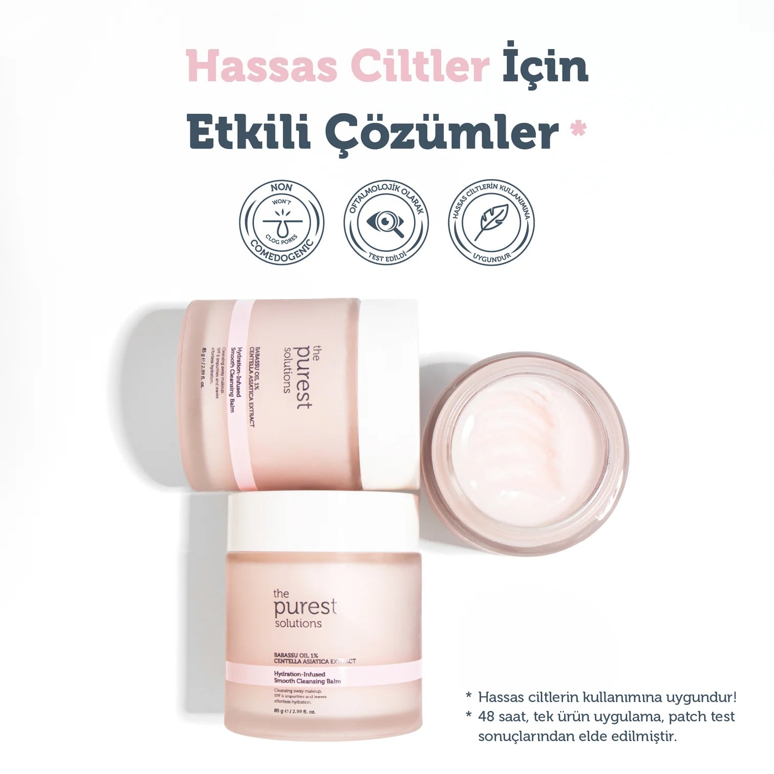 Hassas ve Kuru Ciltler İçin Nem ve Antioksidan İçerikli Temizleyici Balm 85 Gr