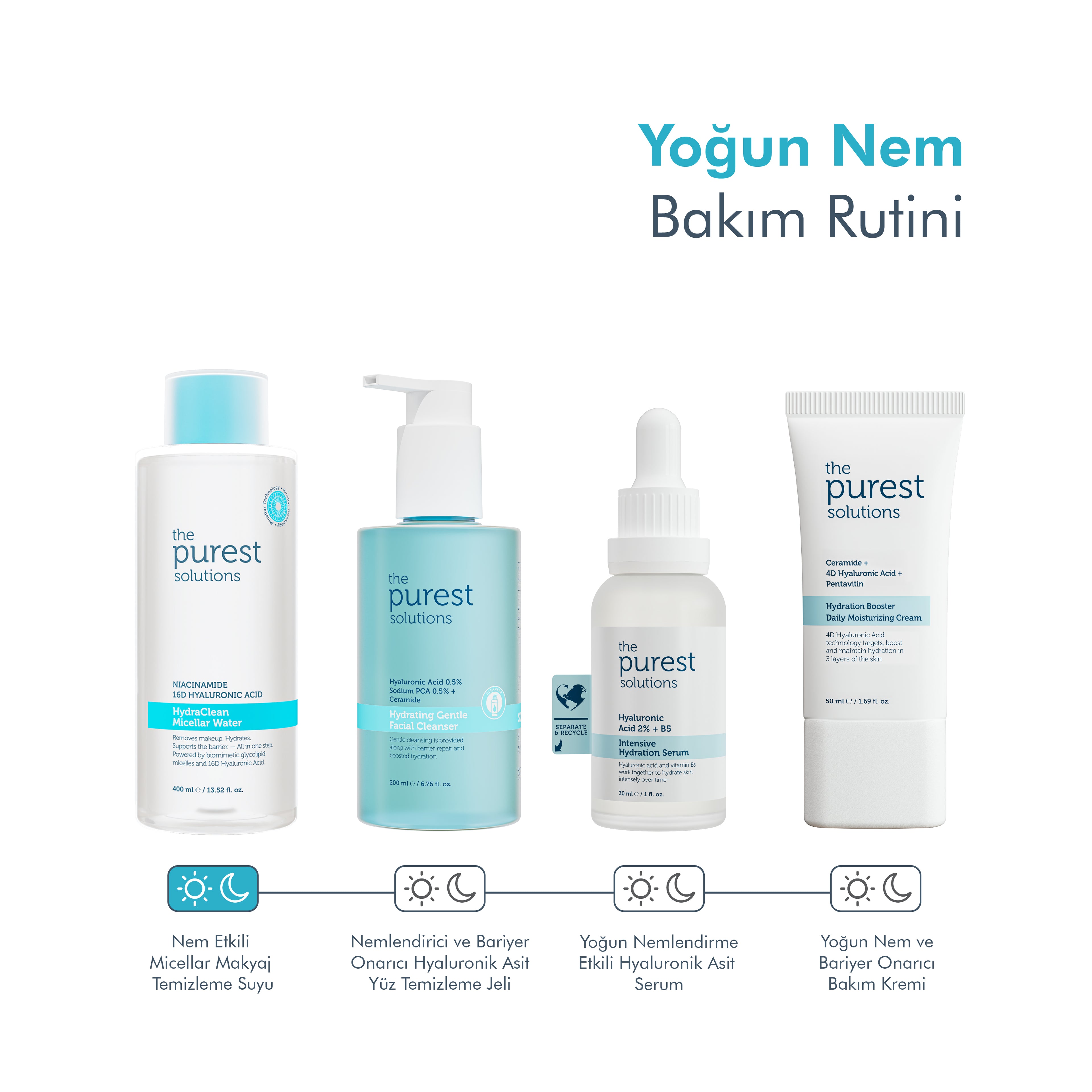 Nem Etkili Micellar Makyaj Temizleme Suyu, 400 ml