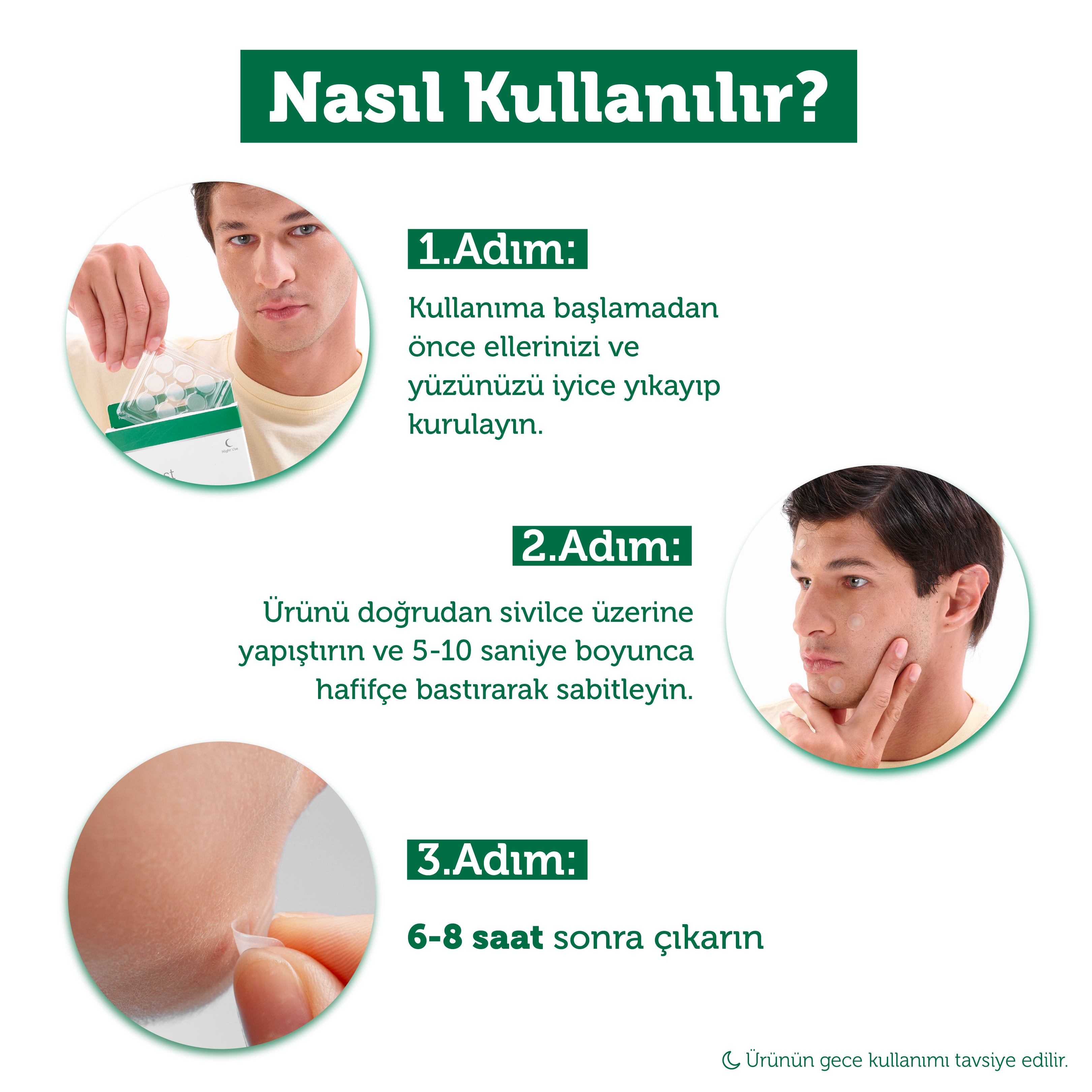 Microneedle Teknolojili Akne Patch, Sivilce Karşıtı Yama, Mikroiğneli Akne Bandı, 9 Adet