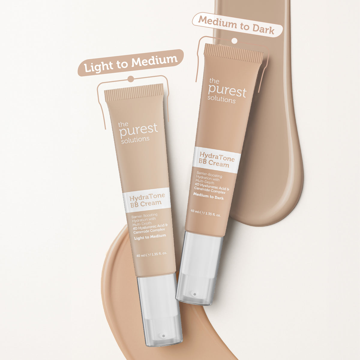 Kuru ve Karma Ciltler İçin Yoğun Nemlendirici BB Krem, SPF 50+,40 ml – Açık/Orta Ton