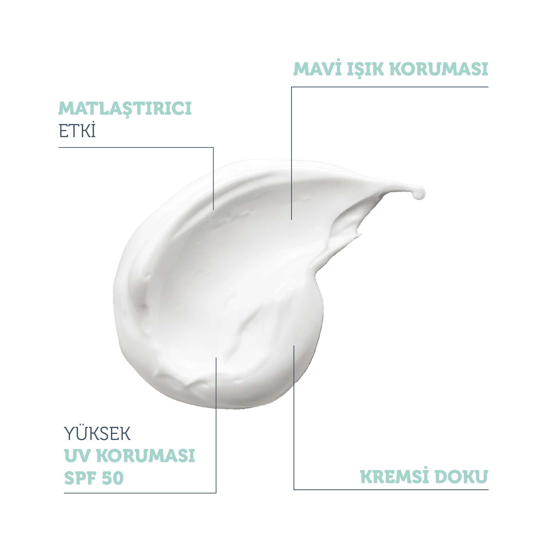 Mattifying Dry-Touch Sunscreen Cream for Oily and Combination Skin, SPF 50, 50 Ml.