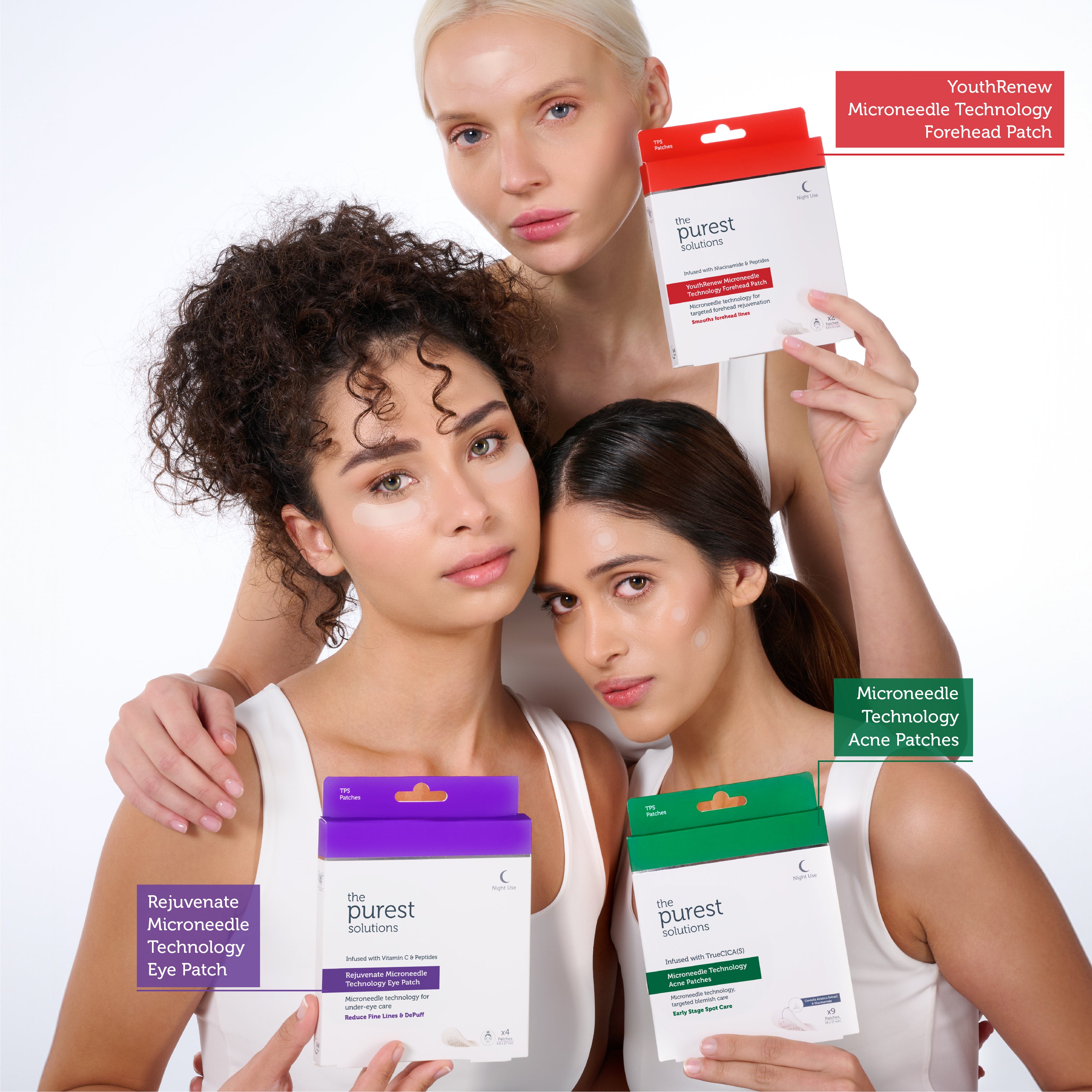 Microneedle Teknolojili Sıkılaştırıcı & İnce Çizgi Karşıtı Alın Bölgesi Patch