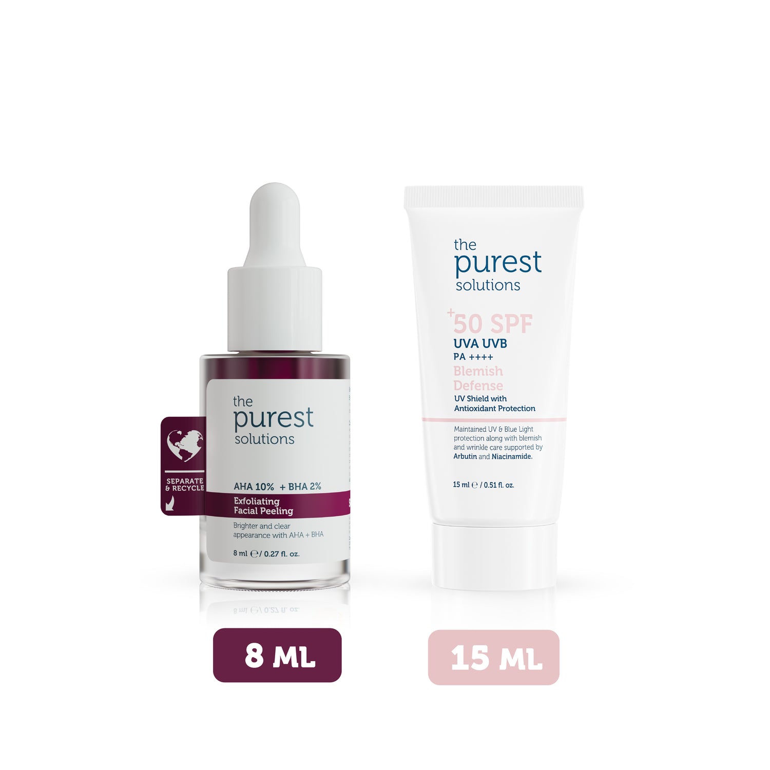 Skin Tone Equalizer and UV Protection Effect Skin Care Trial Set