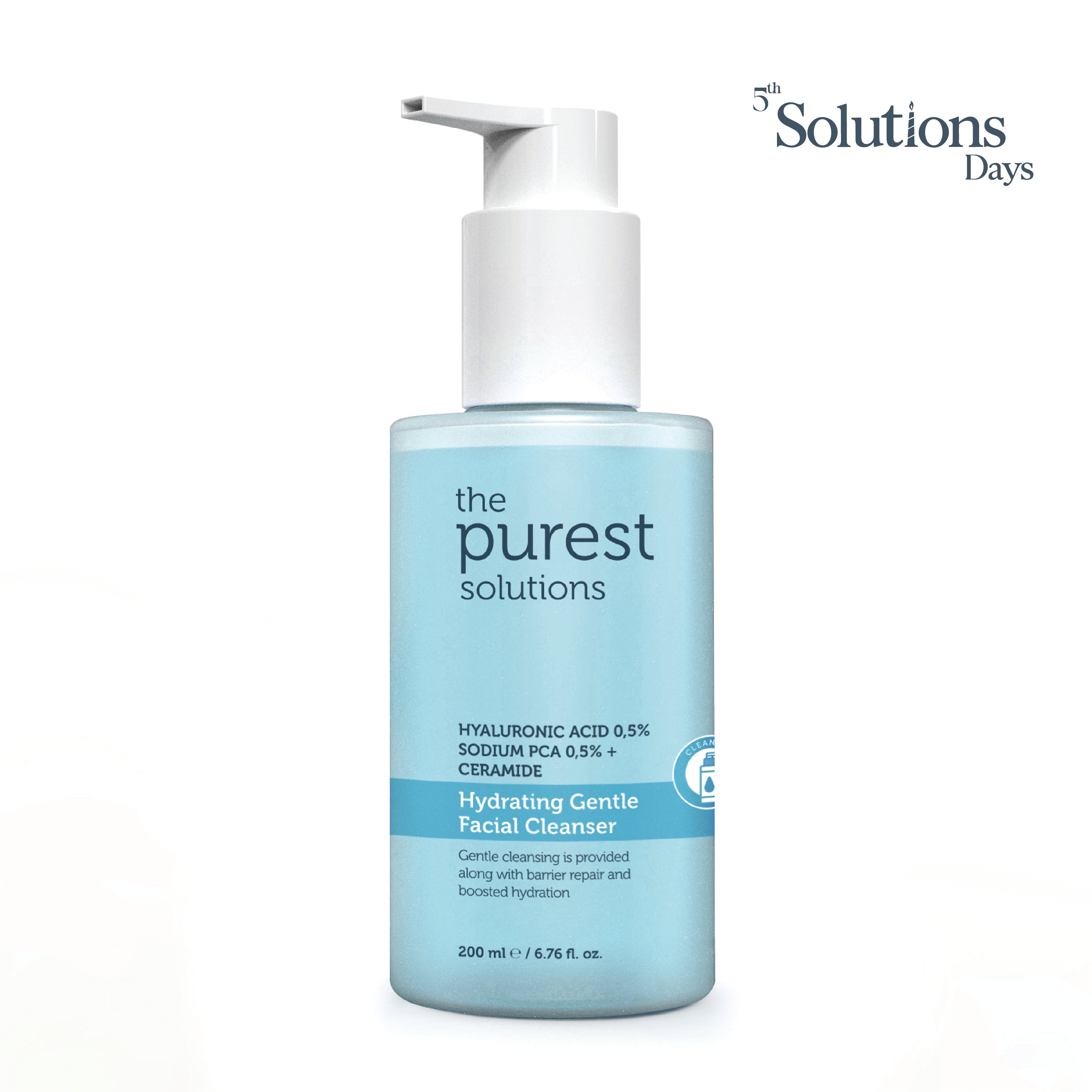 Kuru ve Karma Ciltler İçin Nemlendirici ve Bariyer Onarıcı Hyalüronik Asit Yüz Temizleme Jeli 200 Ml