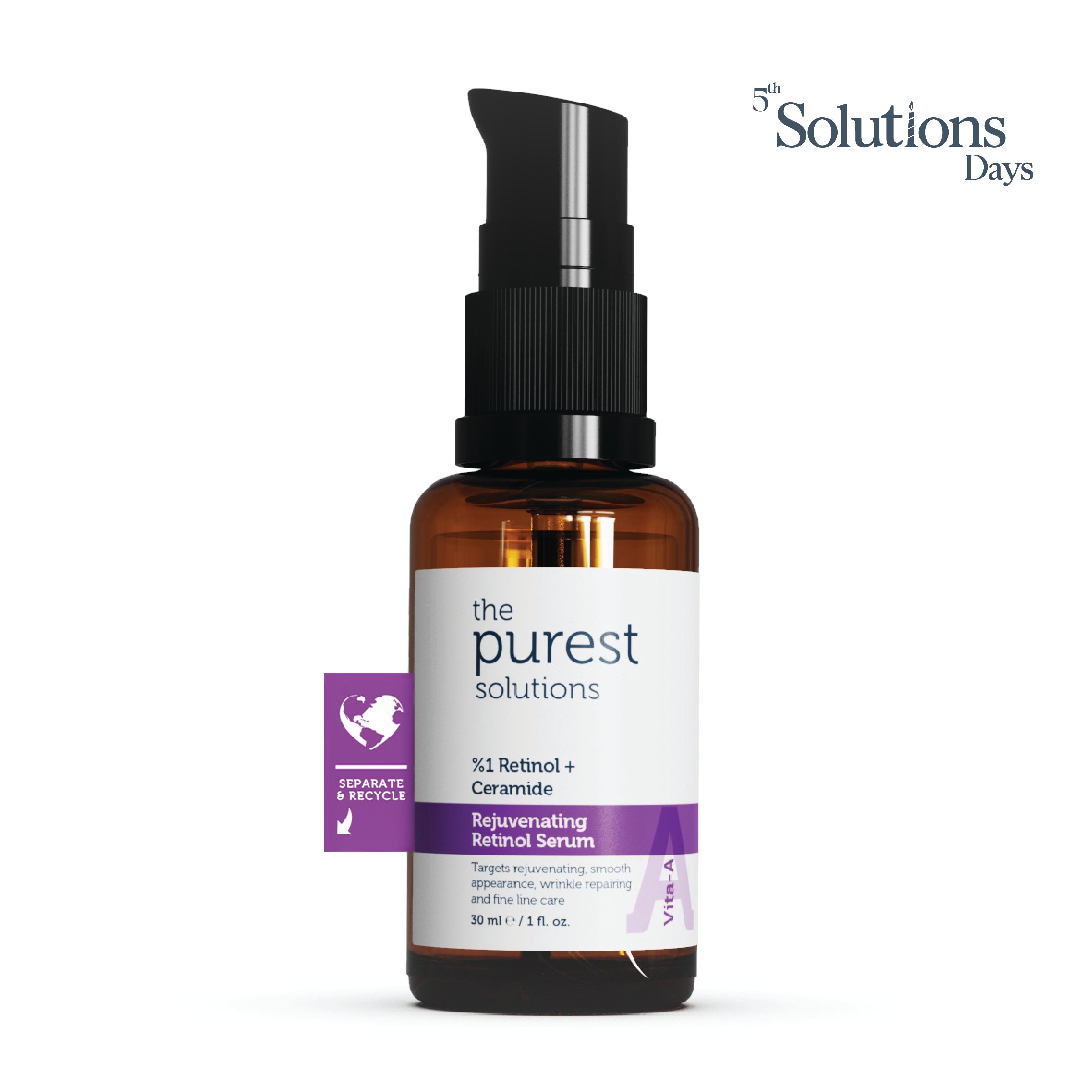 Yaşlanma Karşıtı ve Kırışıklık Giderici, Onarıcı Retinol Gece Serumu 30 Ml