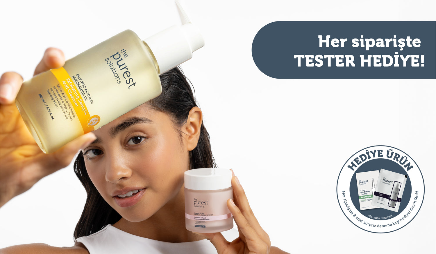 siparişlerde tester hediye kartı