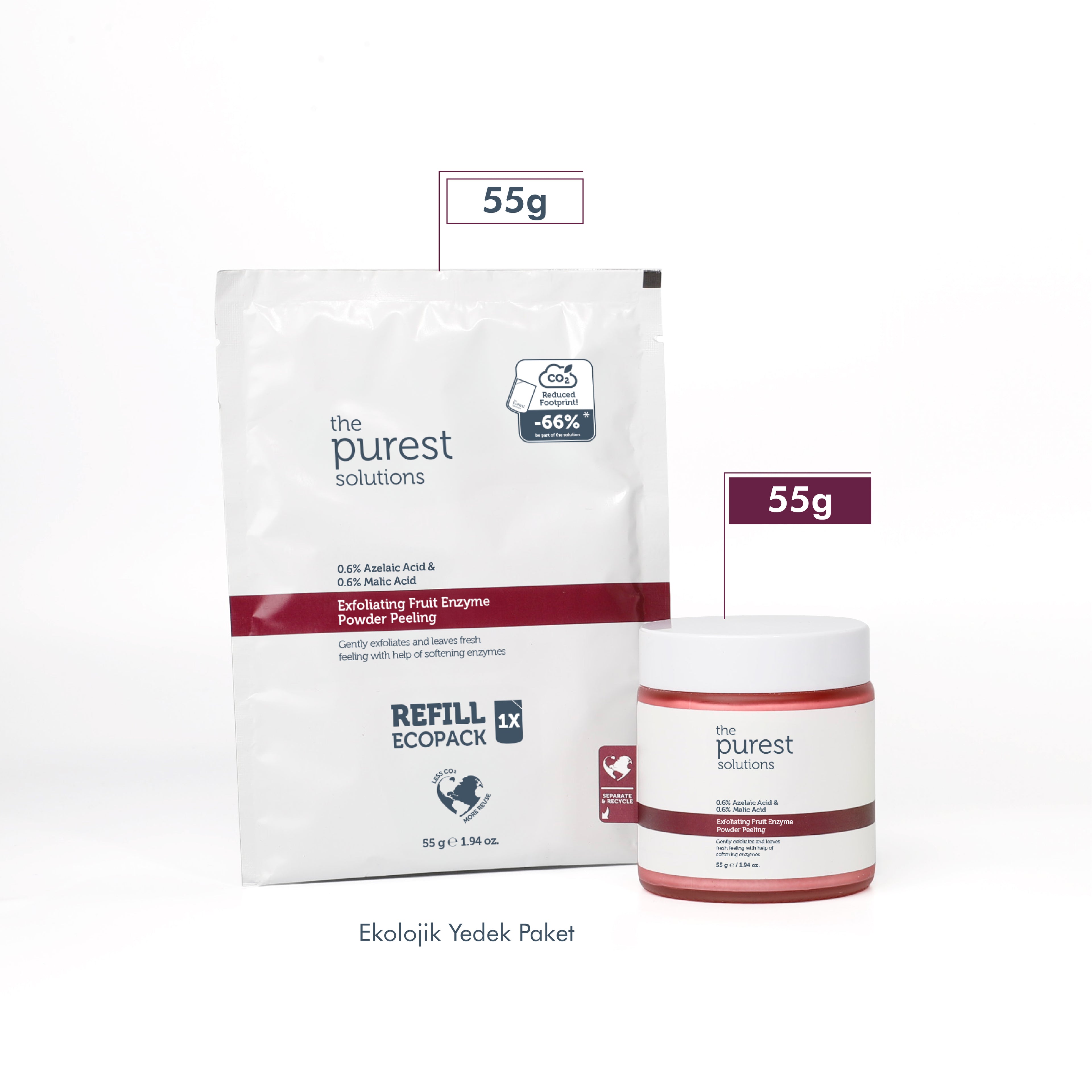 Reinigendes und aufhellendes Enzym-Peelingpulver (55 g)