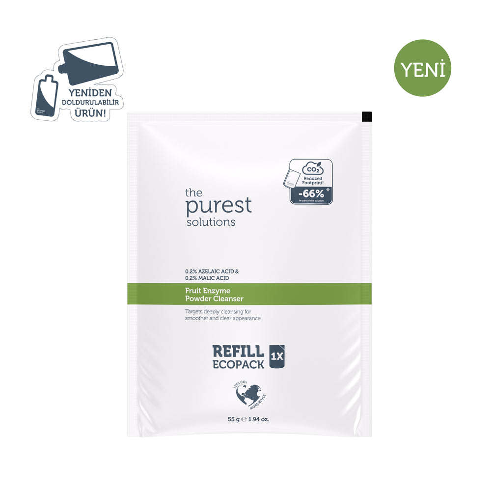 Refill Ecological Spare Pack - Azelaic Acid and Malic Acid Enzyme Powder Cleaner 55 Gr Refill Ecological Spare Pack - Azelaic Acid and Malic Acid Enzyme Powder Cleaner 55 Gr