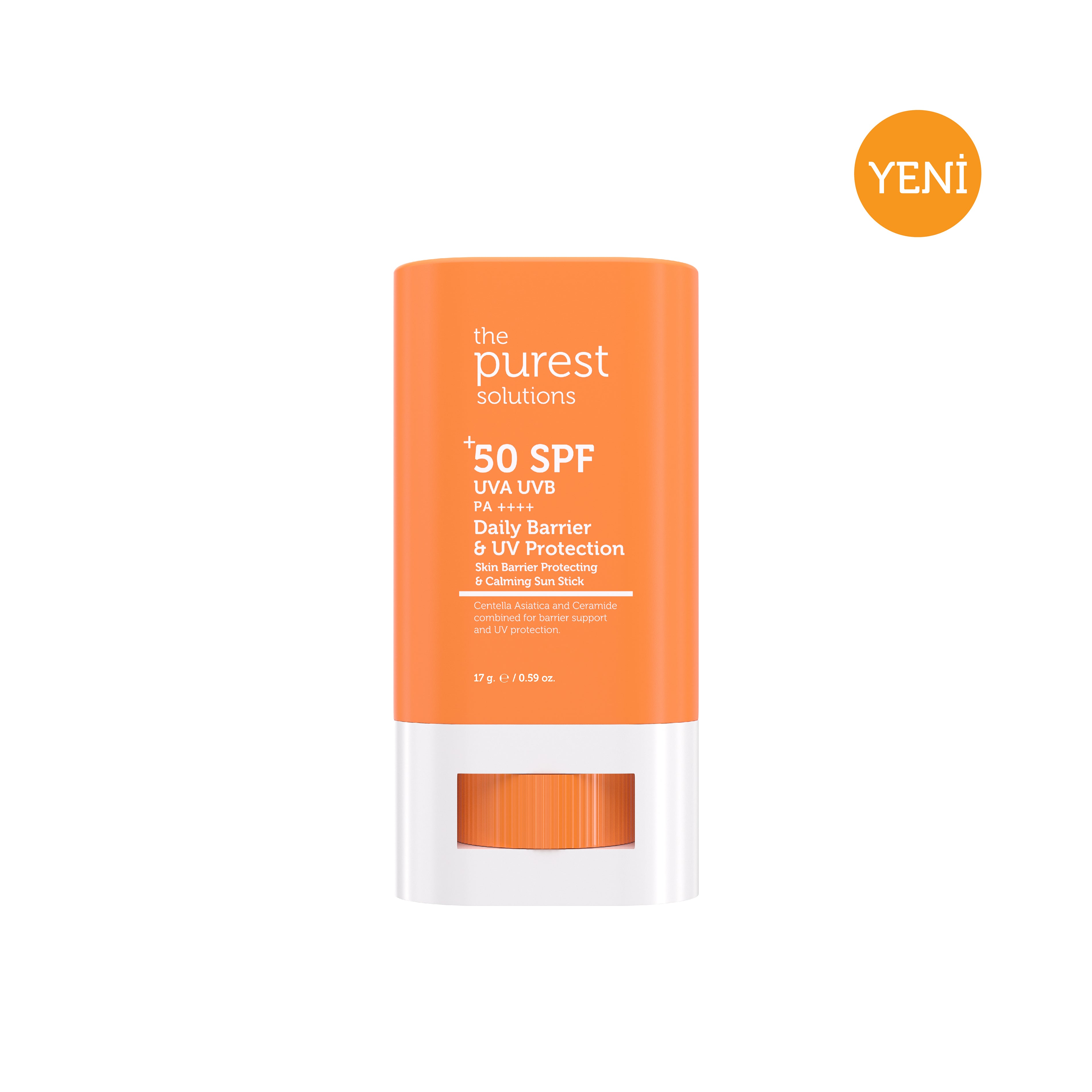 Bariyer Onarıcı ve Yatıştırıcı, Yüksek Güneş Koruyucu Stick SPF 50, 17 g.