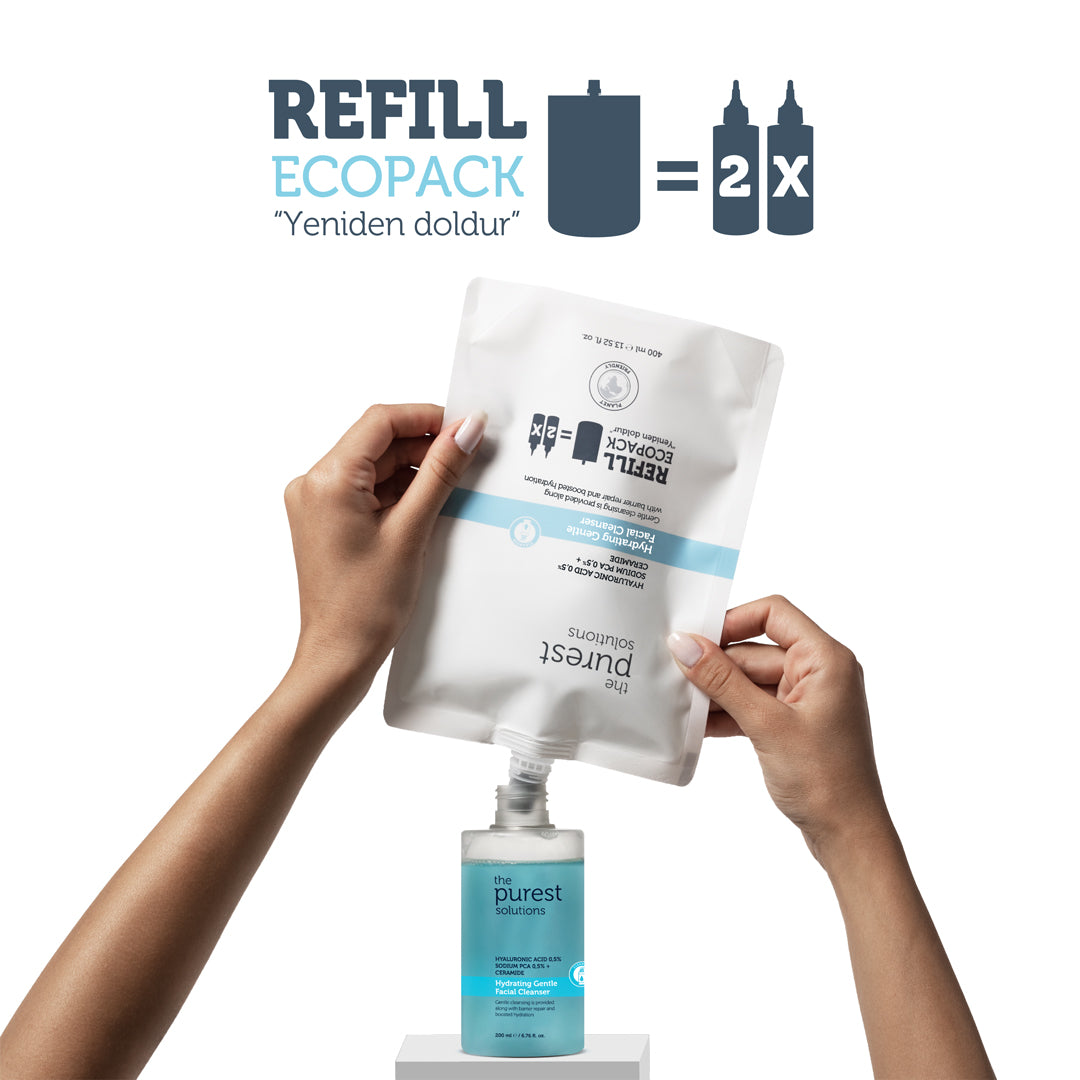Moisturizing and Barrier Repairing Hyaluronic Acid Facial Cleansing Gel for Dry and Combination Skin 200 Ml