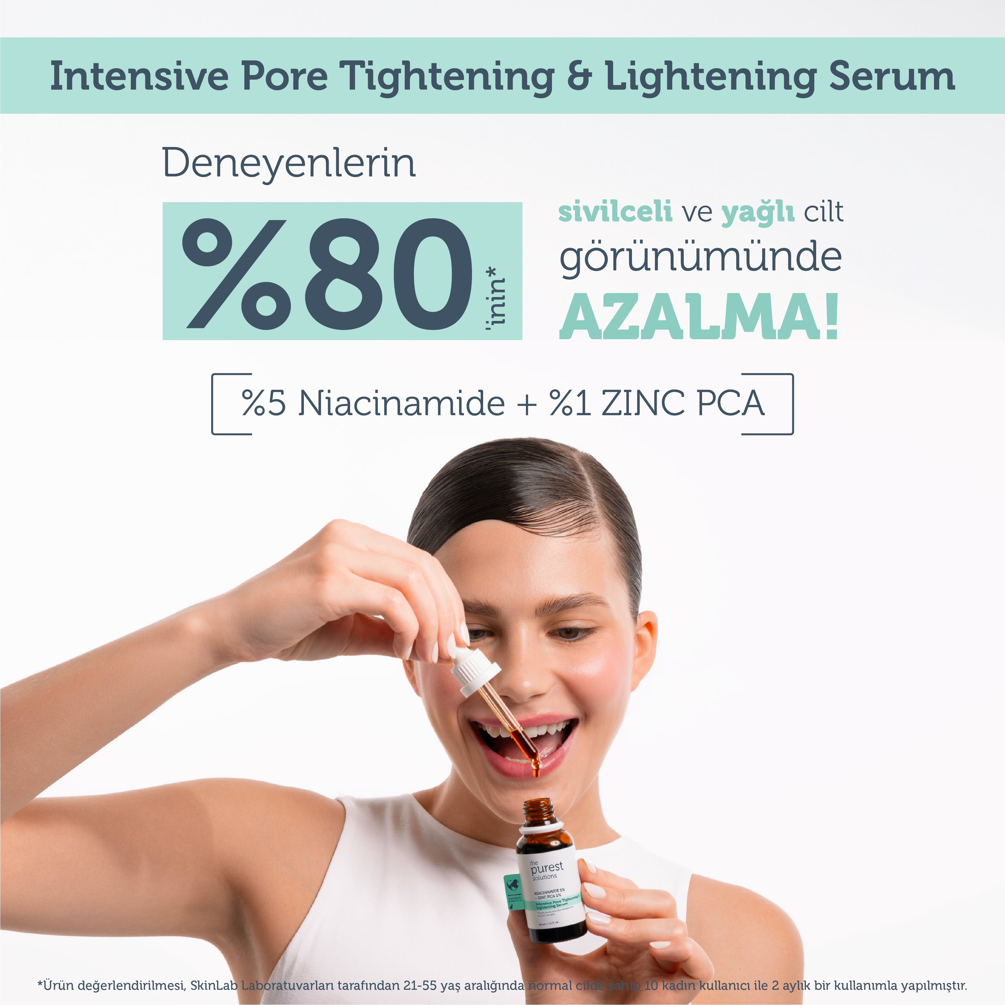 Gözenek, Sivilce ve Siyah Nokta Karşıtı Niacinamide Serum 30 Ml