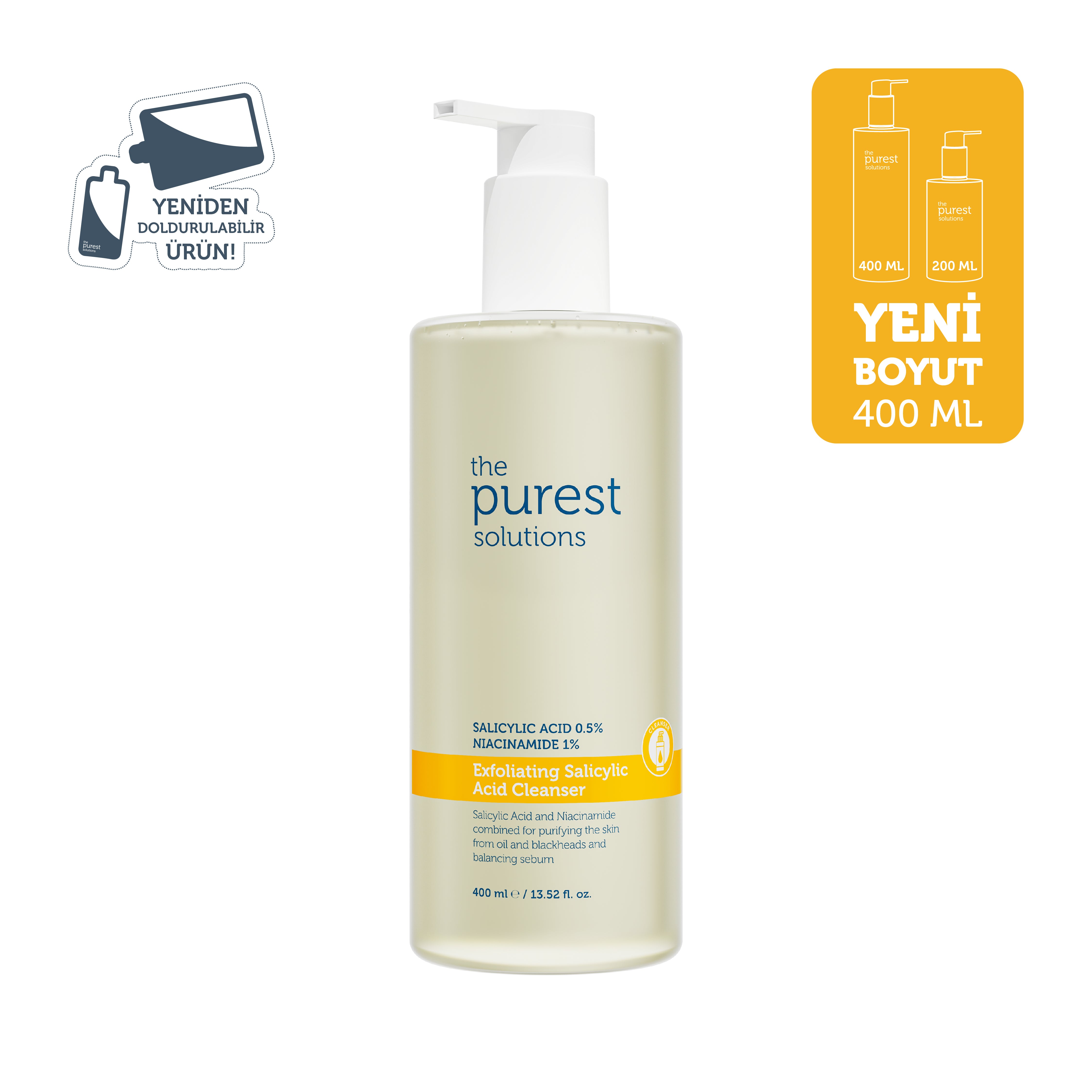 The Purest Solutions Anti-Acne and Anti-Blackheads Purifying Cleansing Gel with Salicylic A