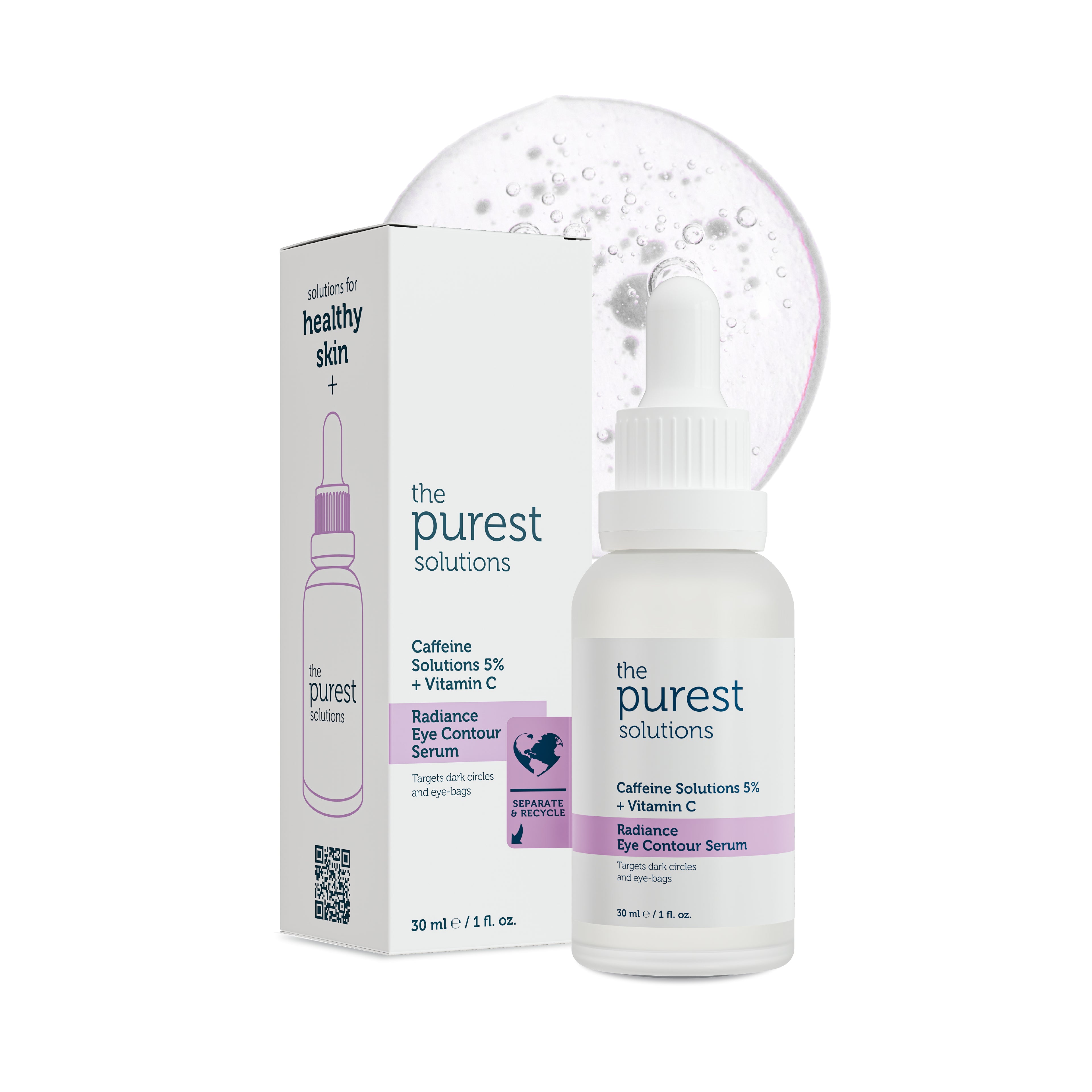Augenserum mit Koffein gegen Schwellungen und für einen strahlenden Teint, 30 ml