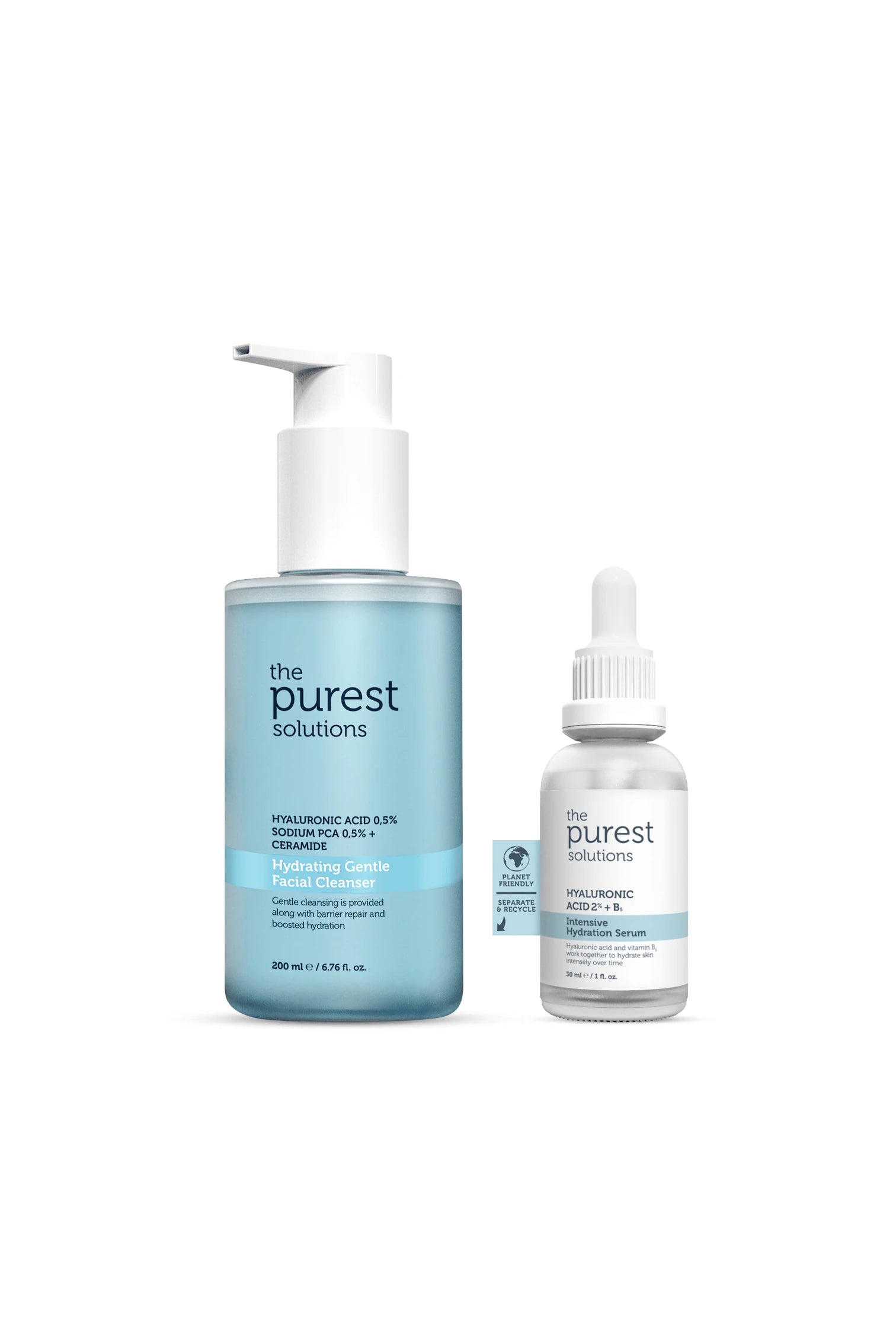 The Purest Solutions Skin Care Set with Moisturizing Effect for Dry Skin