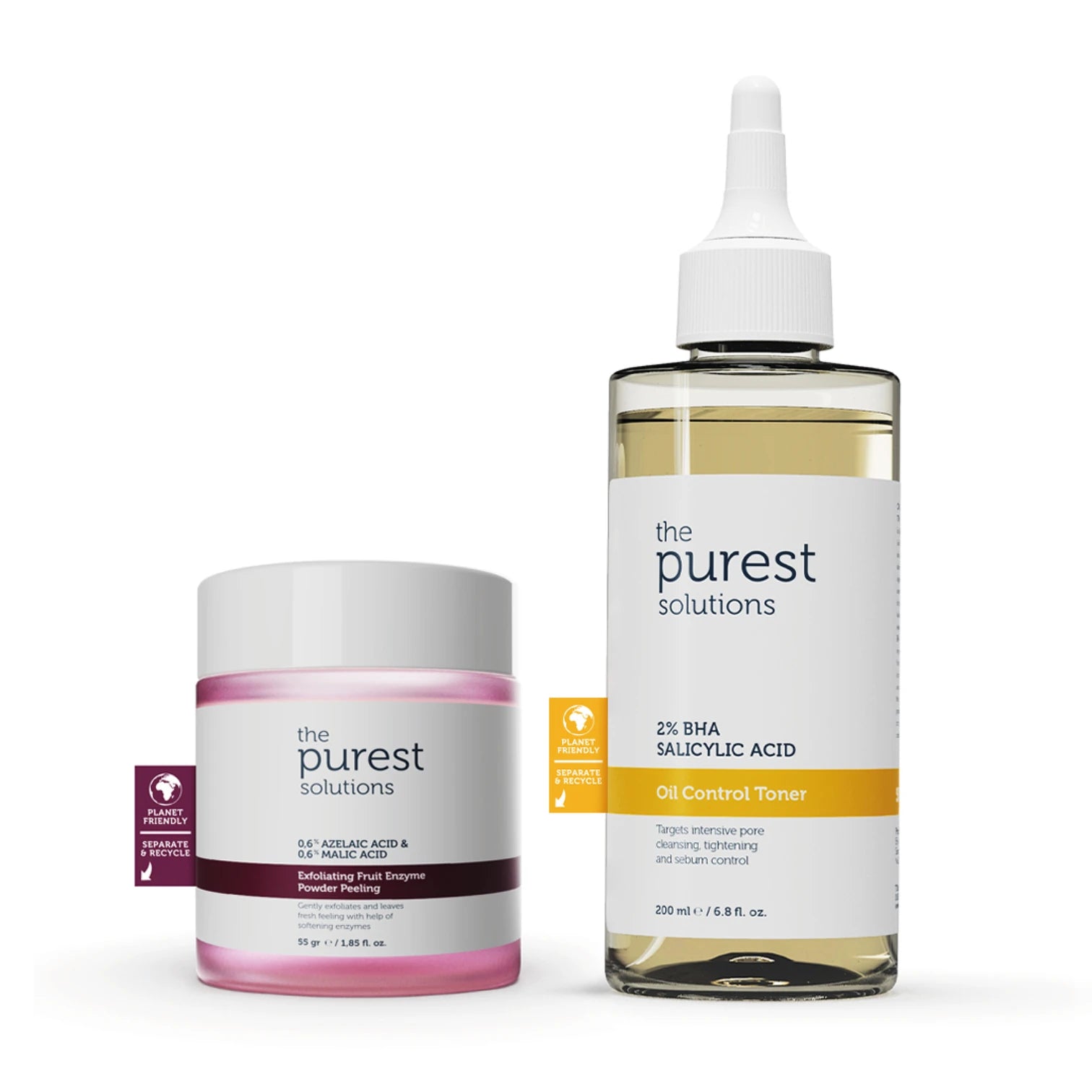 The Purest Solutions Arındırıcı ve Sebum Dengeleyici Karma ve Yağlı Cilt Bakım Seti