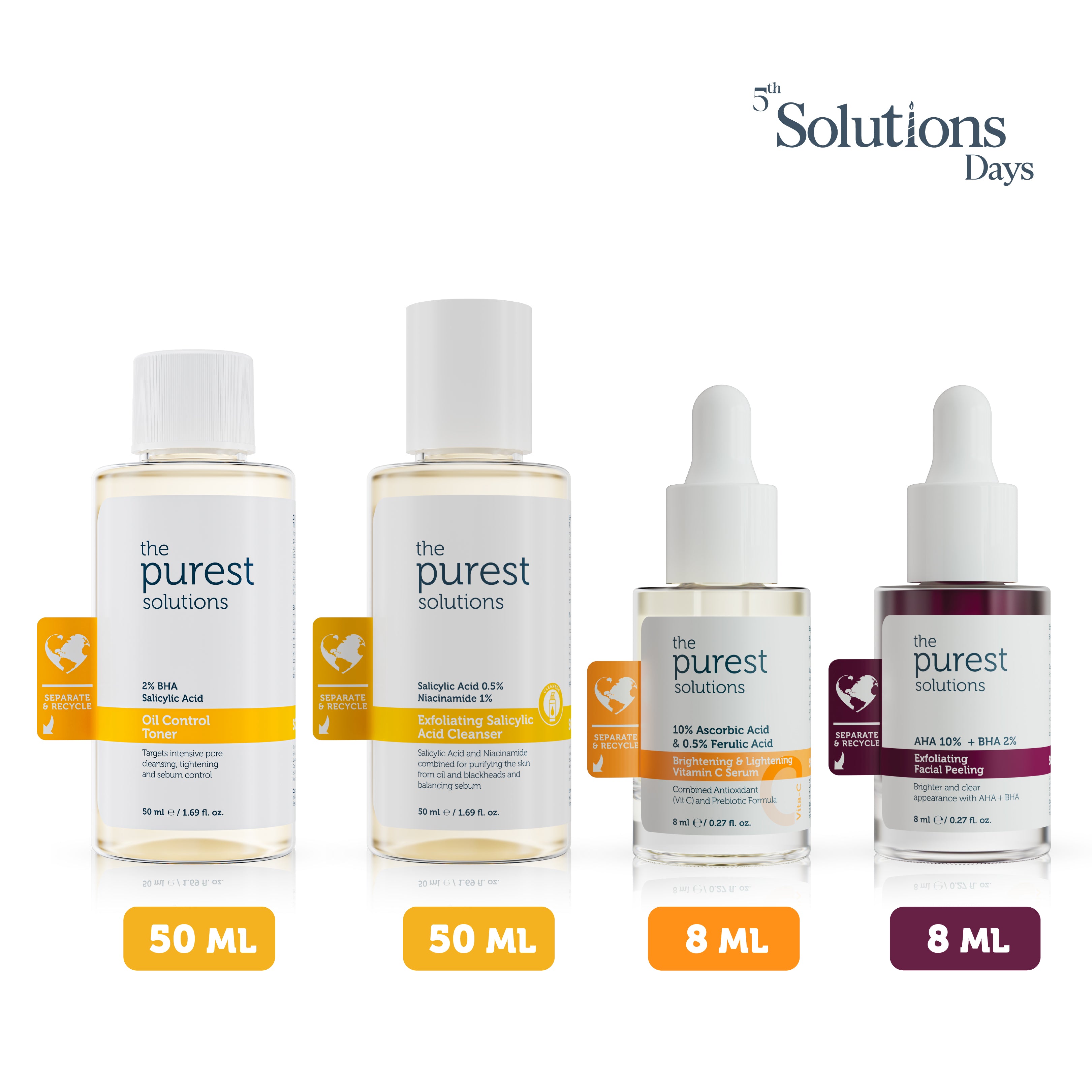 Lekeli Ciltler için Ton Eşitleme ve Sebum Dengeleyici Cilt Bakım Tanışma Seti