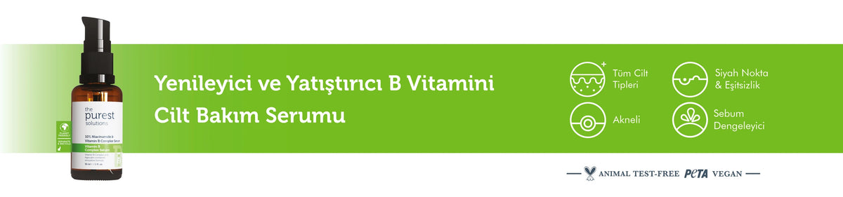 Bariyer Güçlendirici ve Yatıştırıcı B Vitamini Cilt Bakım Serumu 30 Ml – anlatım görseli 1