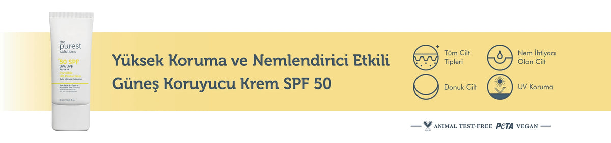 Yüksek Koruma ve Nemlendirici Etkili Invisible Güneş Koruyucu Krem SPF 50, 50 Ml. – anlatım görseli 1