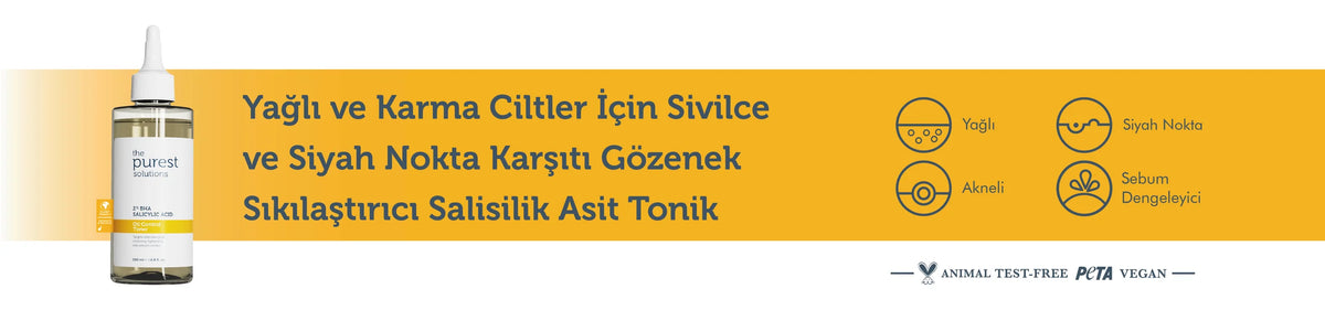 Sivilce ve Siyah Nokta Karşıtı, Gözenek Sıkılaştırıcı Salisilik Asit Tonik 200 Ml – anlatım görseli 1