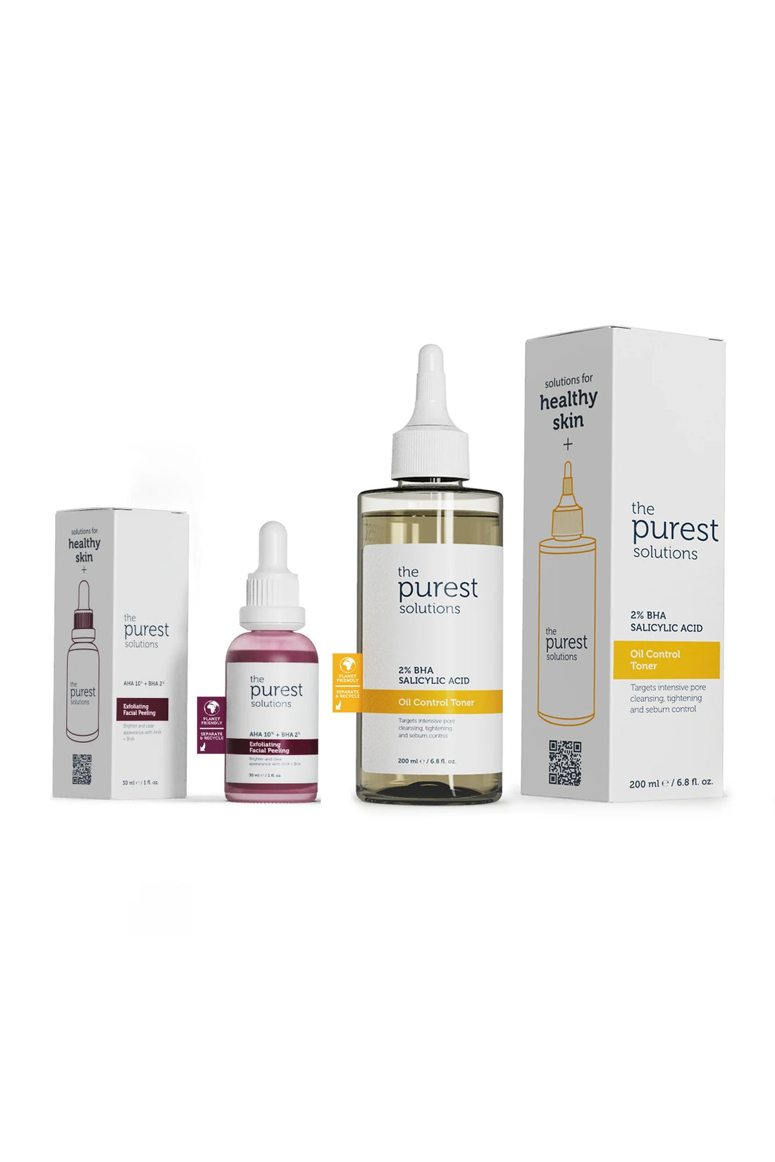 Skin Care Set Containing High BHA (Suitable for Fiddy Method)