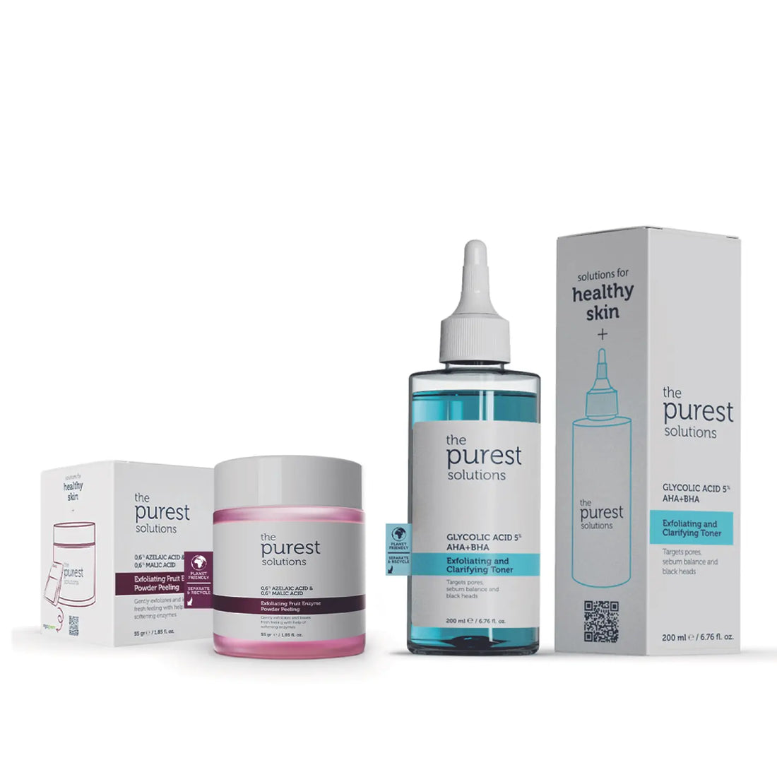 Purifying and Brightening Anti-Pore Skin Care Set