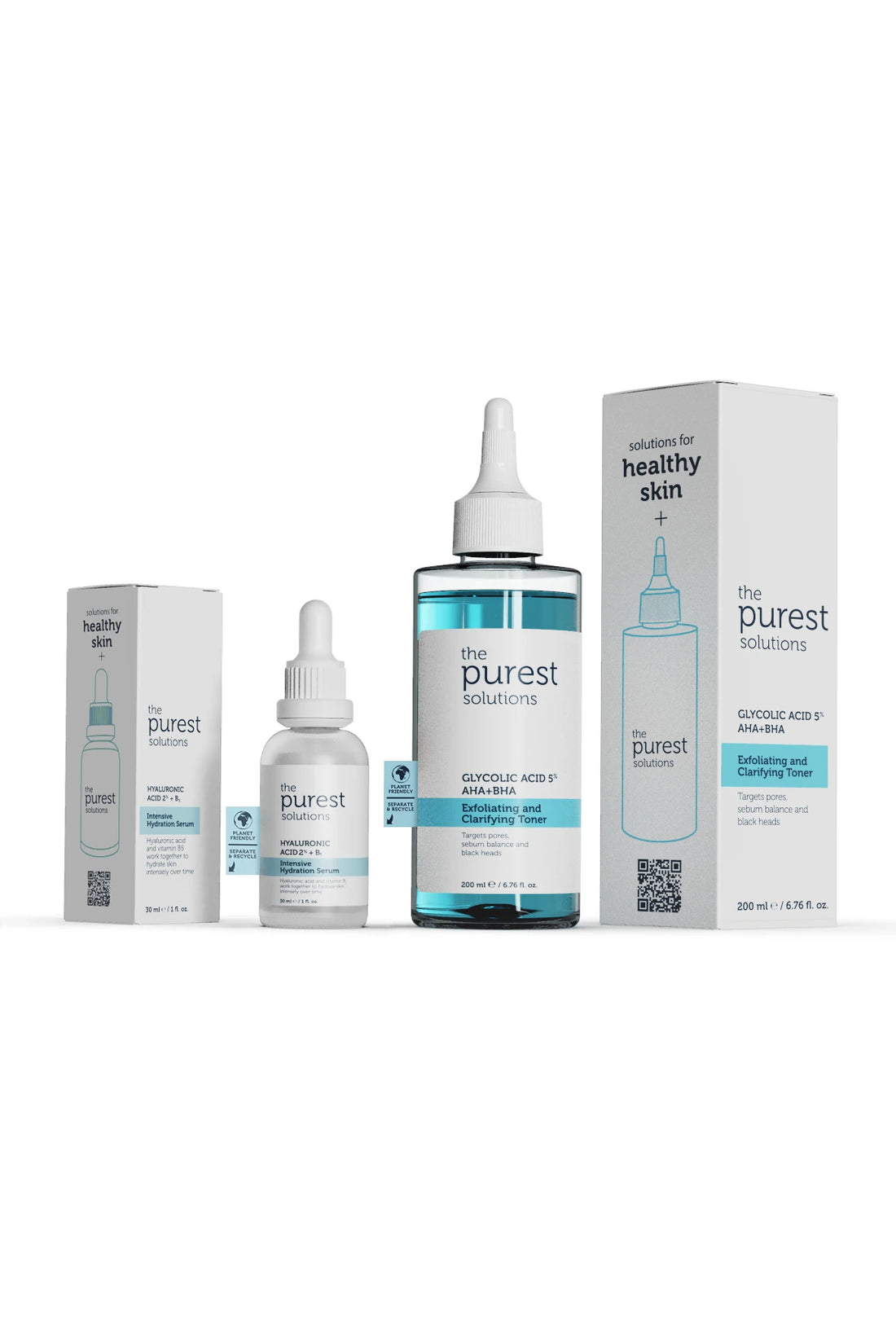 Skin Care Set Special for Dry Skin with Pore and Blackhead Problems