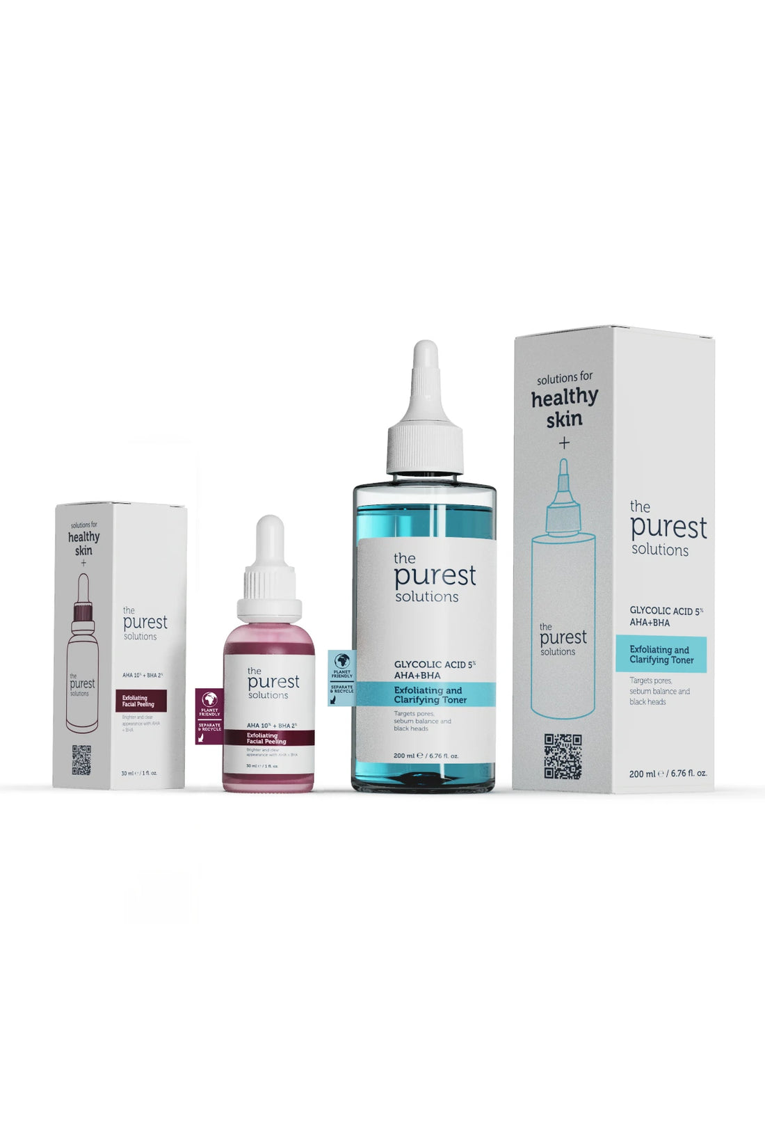 Pore Tightening Skin Care Set for Dull Skin