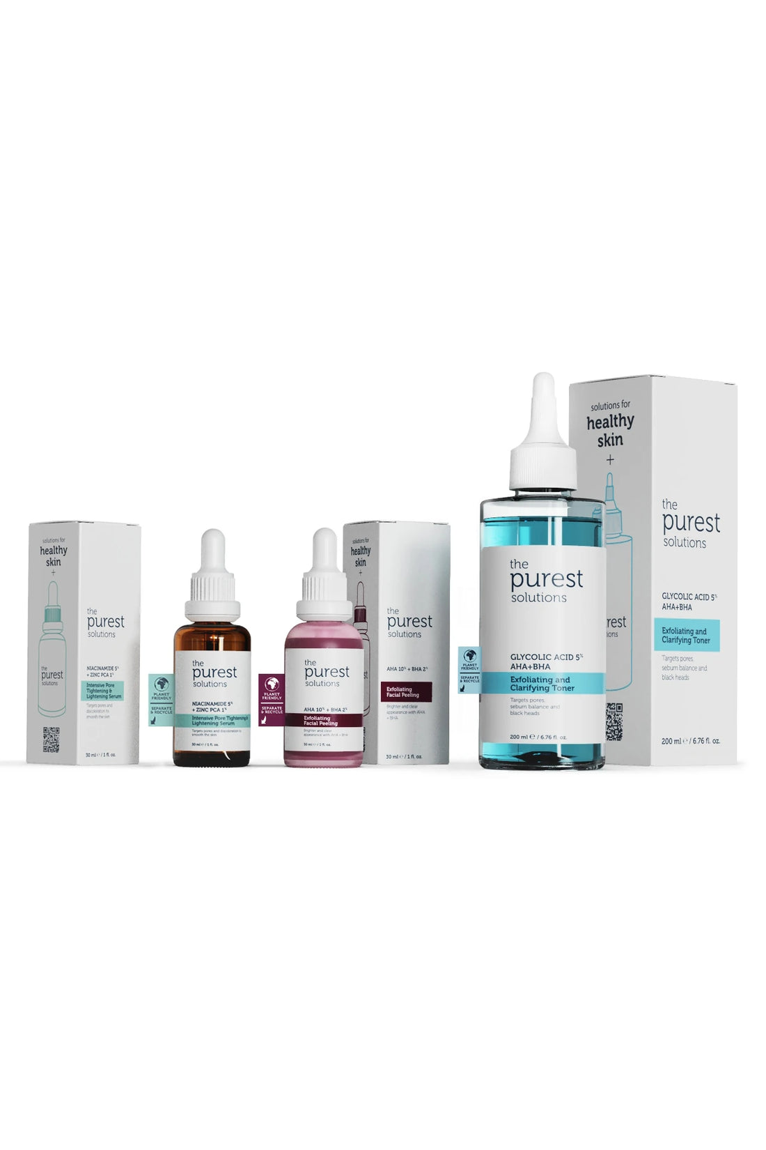 Anti-Acne and Blackhead Preventing Brightening Skin Care Set