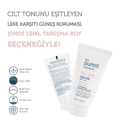 Cilt Tonu Eşitleyici Ve Leke Karşıtı Blemish Defense Renkli Güneş Koruyucu Krem SPF 50, 15 Ml
