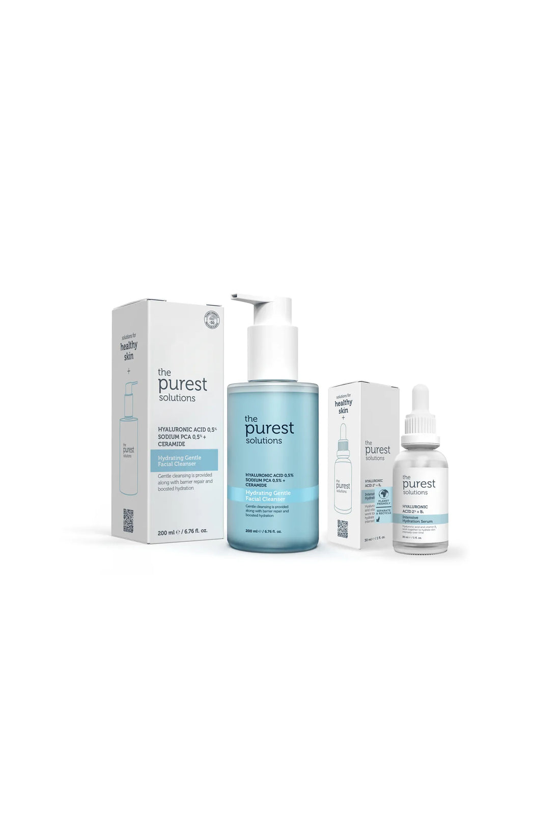 Skin Care Set with Moisturizing Effect for Dry Skin