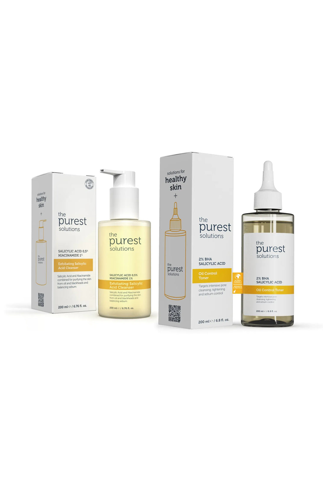 Skin Cleansing Set with Sebum Balancing Effective