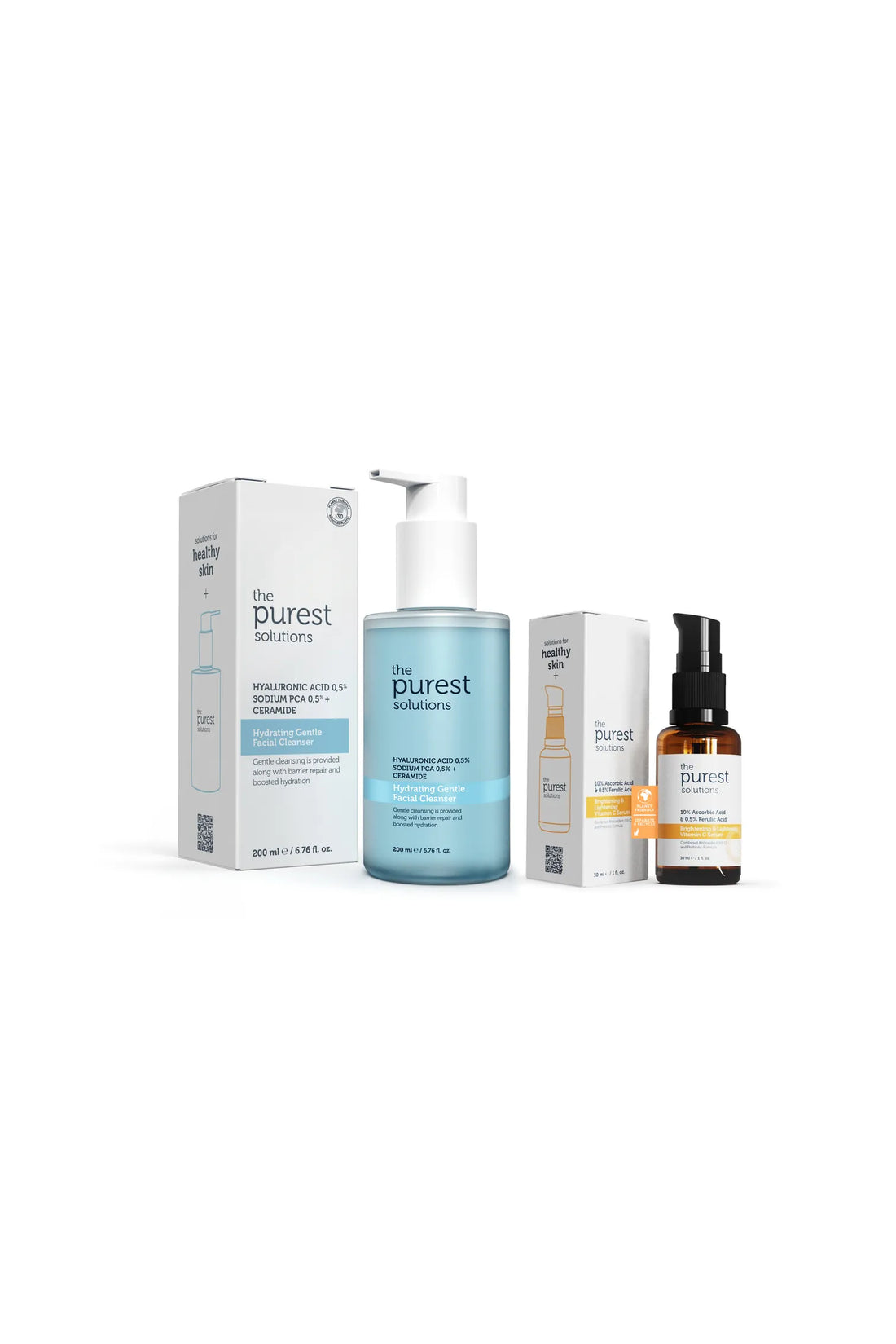 Purifying &amp; Revitalizing Skin Care Set for Dry Skin