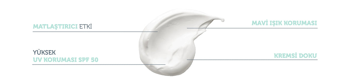 Yağlı ve Karma Ciltler İçin Matlaştırıcı Dry-Touch Güneş Koruyucu Krem SPF 50, 50 Ml. – anlatım görseli 2
