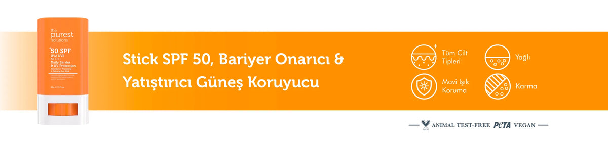 Bariyer Onarıcı ve Yatıştırıcı, Yüksek Güneş Koruyucu Stick SPF 50, 17 g. – anlatım görseli 2