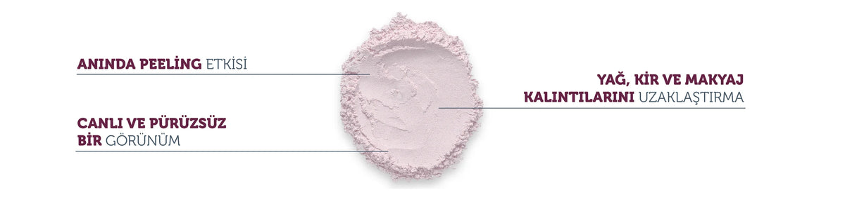 Arındırıcı ve Aydınlatıcı Enzim Toz Peeling 55 gr (%0,6 Azelaic Acid &amp; Malic Acid) – anlatım görseli 2