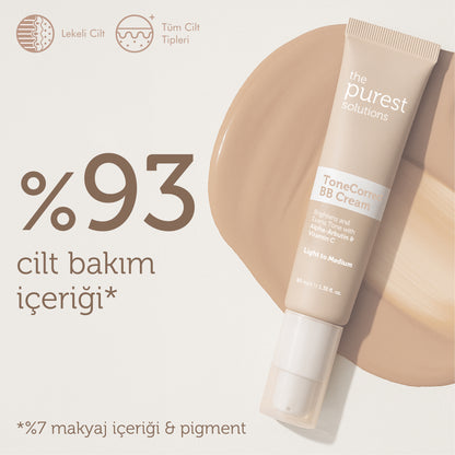 Lekeli Ciltler İçin Cilt Tonu Eşitleyici BB Krem, SPF 50+,40 ml  – Açık/Orta Ton
