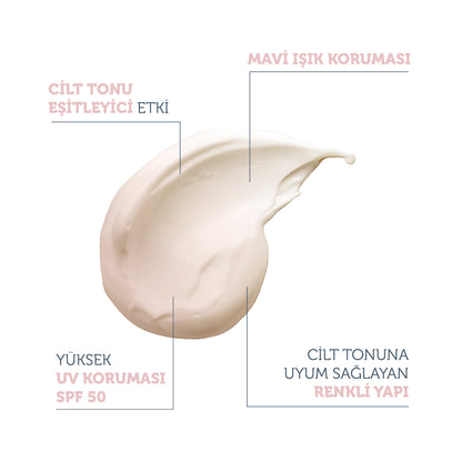 Cilt Tonu Eşitleyici Ve Leke Karşıtı Blemish Defense Renkli Güneş Koruyucu Krem SPF 50, 15 Ml