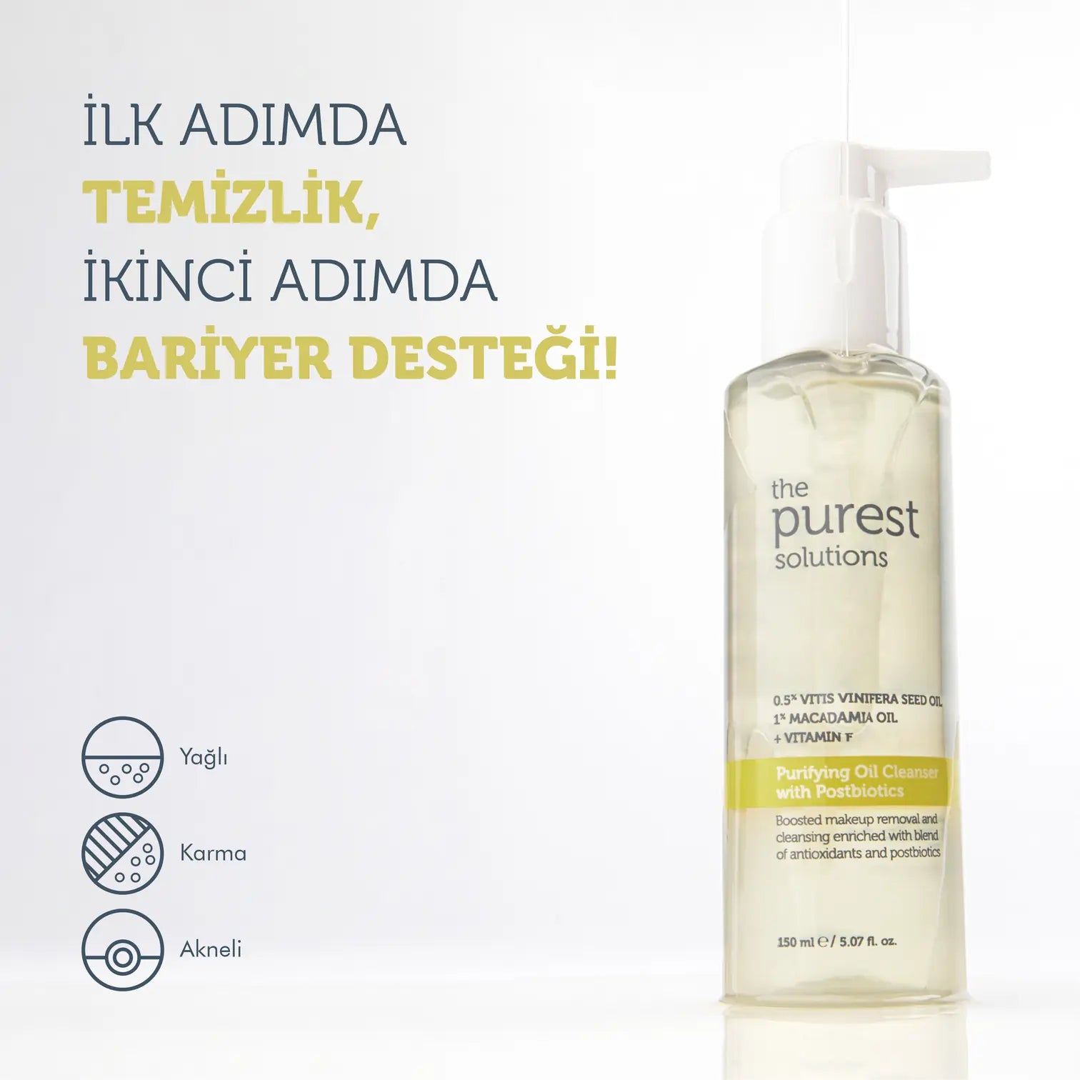 Postbiyotik İçerikli Arındırıcı Temizleme Yağı 150 Ml