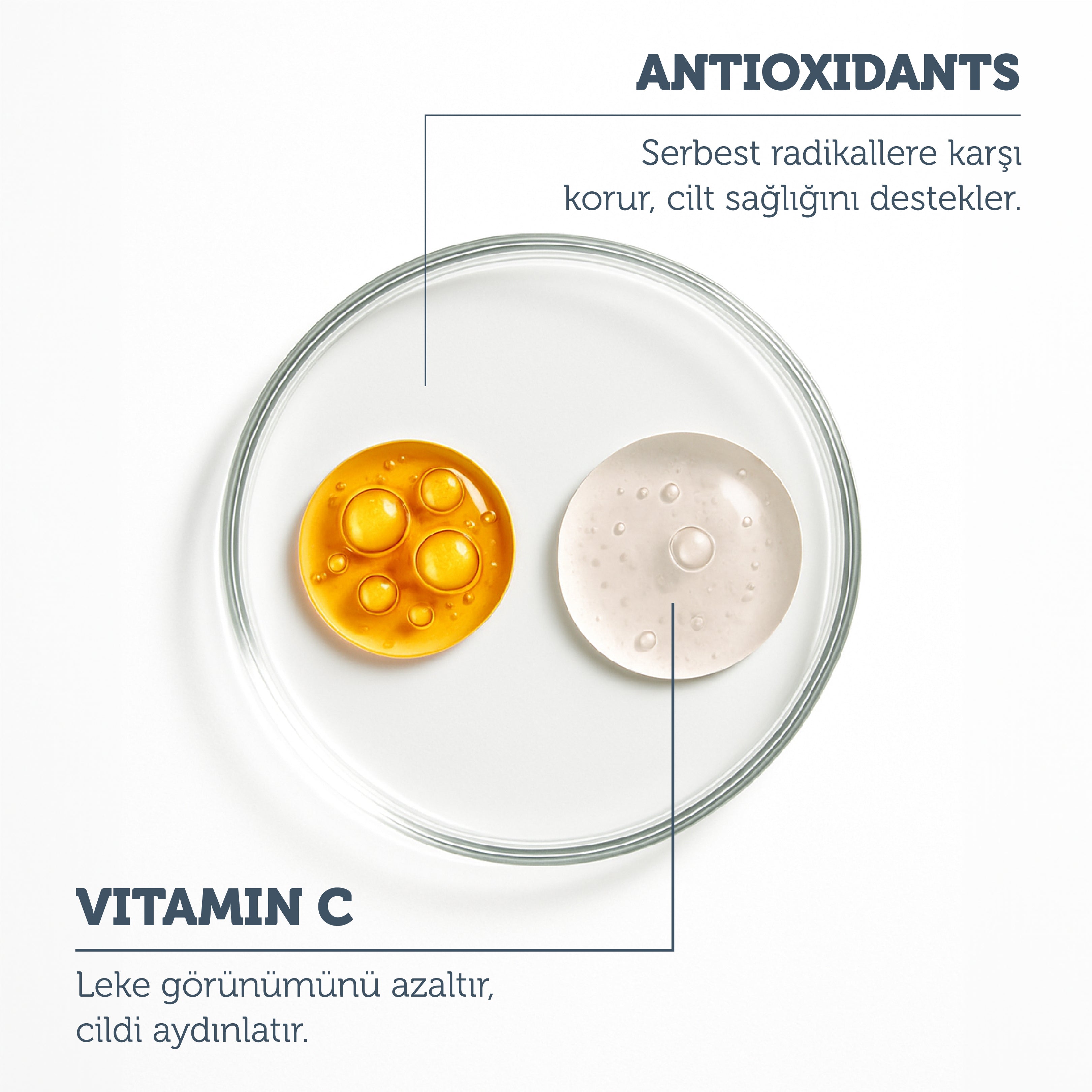 Cilt Tonu Eşitleyici &amp; Leke Karşıtı  Serum Fondöten  SPF 50+,30 ml – Açık/Orta Ton