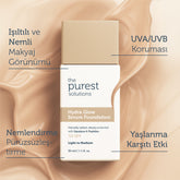 Nemlendirci & Canlandırıcı Serum Fondöten  SPF 50+,30 ml – Açık/Orta Ton