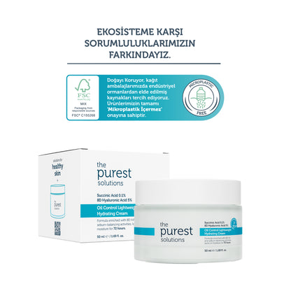 72 Saat Etkili Sebum Dengeleyici Günlük Nemlendirici Krem