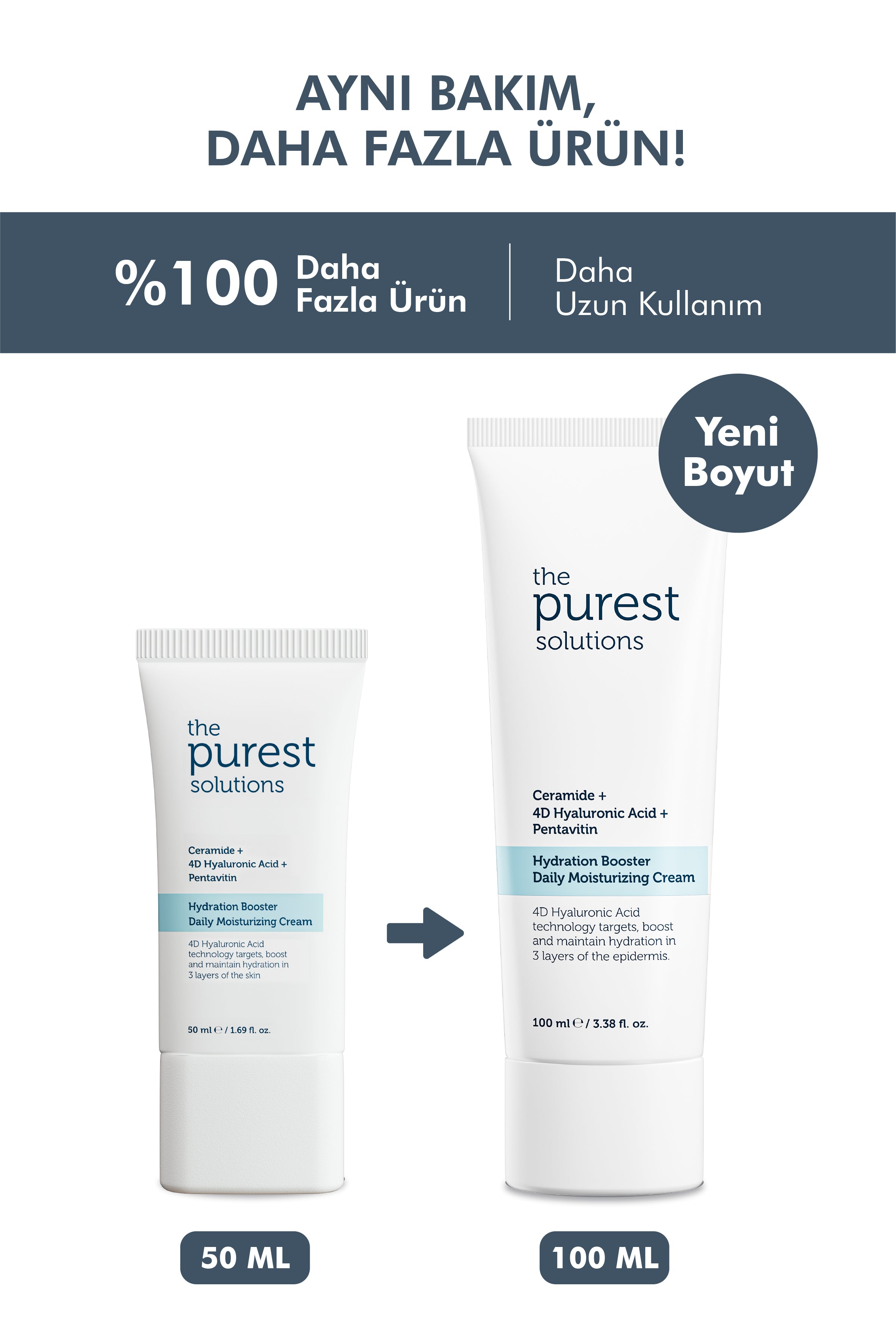 24 Saat Etkili Günlük Yoğun Nemlendirici Cilt Bakım Kremi 100 Ml