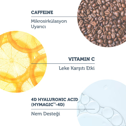 Torbalanma Karşıtı, Aydınlatıcı Kafein Göz Altı Serumu 30 Ml