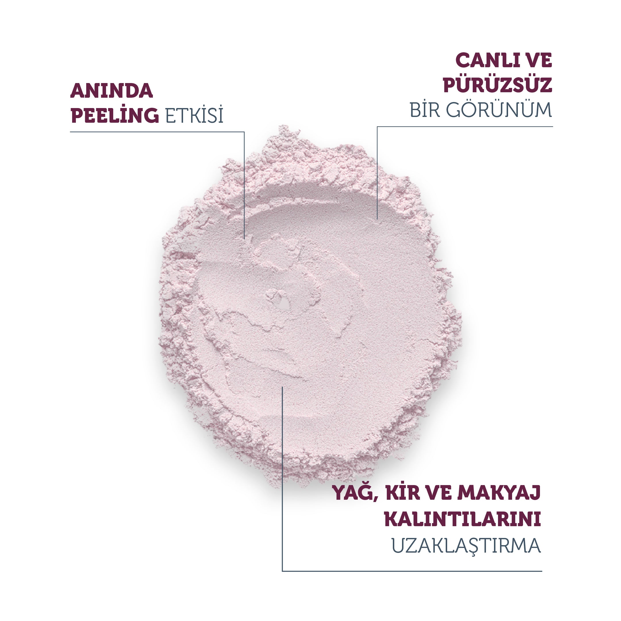 Arındırıcı Ve Aydınlatıcı Enzim Kırmızı Toz Peeling 55 Gr