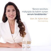 Nemlendirci & Canlandırıcı Serum Fondöten  SPF 50+,30 ml – Açık/Orta Ton